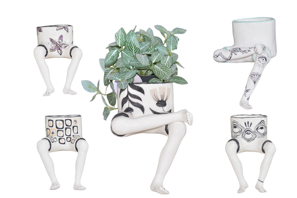 porta maceta PIERNAS