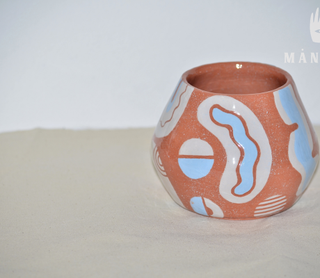 florero terracota ceramica