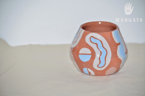 florero terracota ceramica