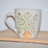 taza cerámica ramo de flores