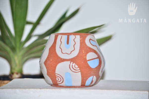 florero terracota ceramica