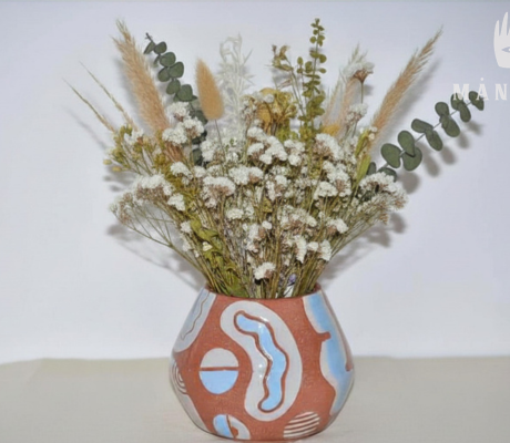 florero terracota ceramica