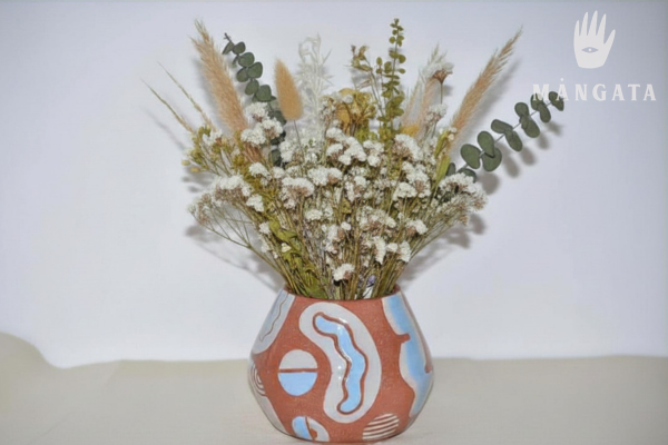 florero terracota ceramica